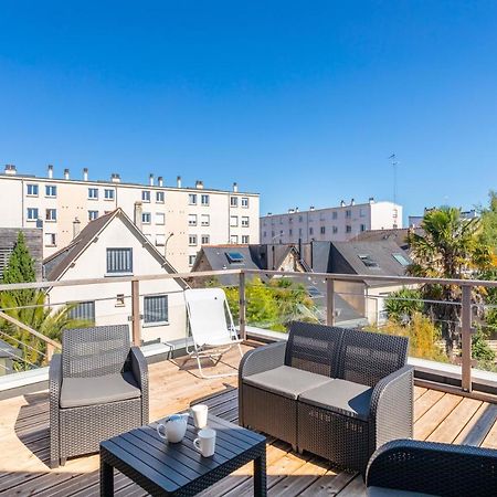 Teranga - Studio Avec Grande Terrasse Dans Rennes Kültér fotó